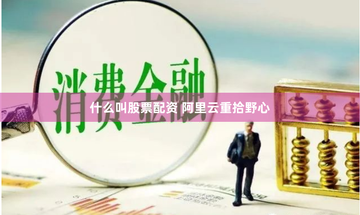 什么叫股票配资 阿里云重拾野心